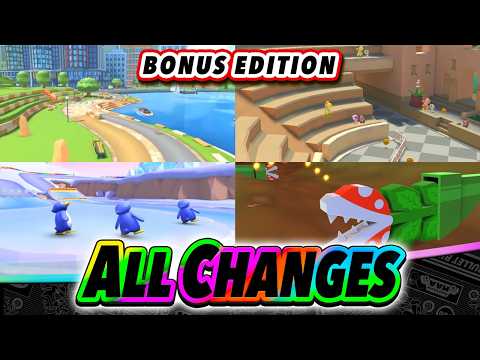 Every Track We MISSED!! All Changes BONUS Edition! | Tour VS Mario Kart 8 ANALYSIS