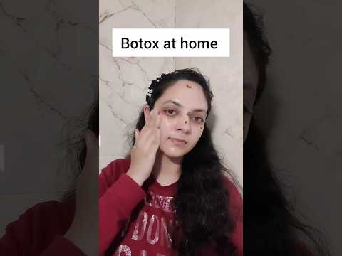 Botox at home #skincare #glowingskin #botox #wrinkles #trending #ytshorts #shorts #beautytips #short