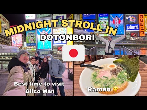 Best time to Visit Glico Man, What to expect? + Dinner at Ippudo | kriserika