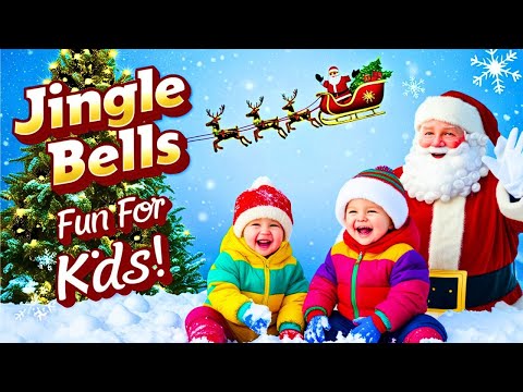 Jingle Bells for Toddlers  Magical Christmas Rhyme with Snow & Santa @MozuKidz