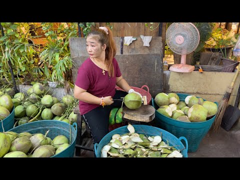 Behind the Scenes at Bangkok's Largest Coconut Market | Street Food