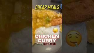 Chicken Curry with Rice #dinner #cheapmeals #cooking #chickencurry #fakeaway #curry #rice