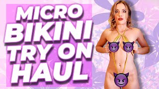 Ultimate Micro Bikini Try on Haul