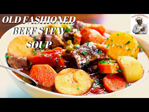 SOUTHERN BEEF STEW SOUP | HOW TO MAKE BEST OLD FASHIONED BEEF STEW SOUP WITH RED WINE RECIPE