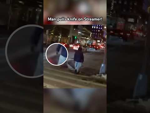 NYC MAN PULLS KNIFE ON STREAMER!