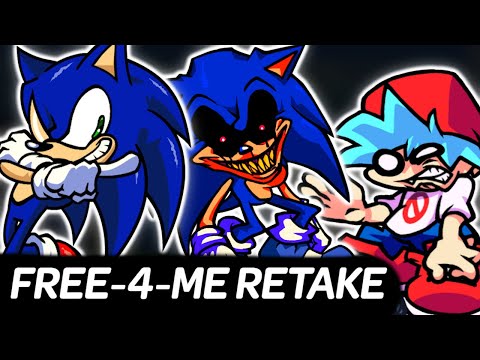 New Free-4-Me Retake - vs NEW Sonic Obituary | Friday Night Funkin'