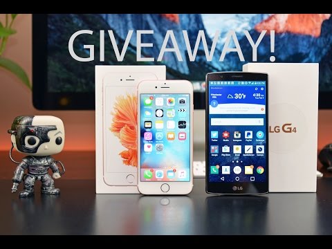 DOUBLE GIVEAWAY: iPhone 6s or LG G4