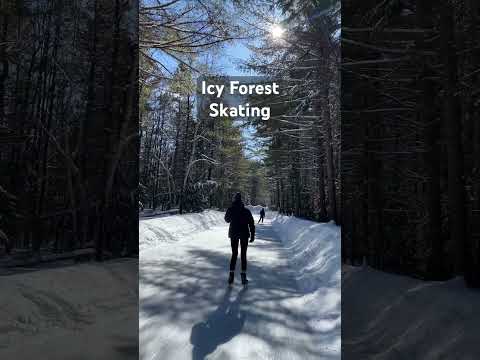 Best winter adventure #canada #iceskating #winterwonderland