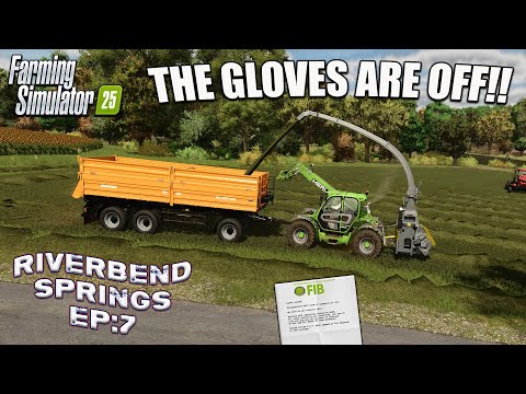 ENTRAPMENT AUTHORISED?! ON RIVERBEND SPRINGS? #7 | Farming Simulator 25 LET’S PLAY.