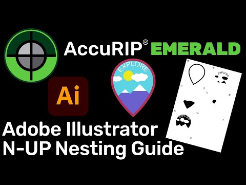 AccuRIP Emerald - Save Film with N-UP Nesting and Adobe Illustrator Guide