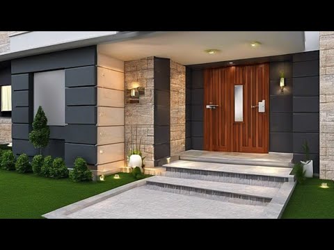 Modern House Front Wall Design ldeas 2024 Outdoor Wall Tiles Design Home Exterior Wall