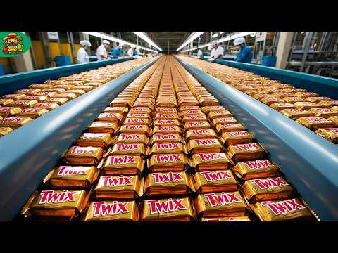 How Millions of Twix Chocolates Are Made In Factory | Chocolate Factory