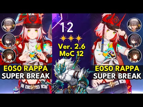 E0 Rappa Super Break | Memory of Chaos Floor 12 3 Stars | Honkai: Star Rail 2.6