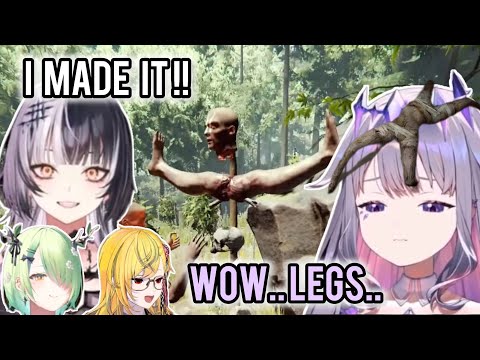 Koseki Bijou still has PTSD from the BEEPING LEGS [The Forest COLLAB with Fauna, Shiori, Kaela]