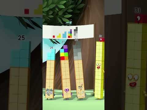 Back to School Counting Fun with Five! | Part 5 | Counting made Exciting | Numberblocks