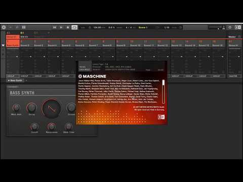 New Free Bass Synth in the Maschine 2.6.8 Update . . . And It's Dope!!