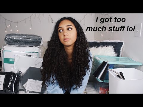 HUGE COLLEGE DORM HAUL! (Decor + Essentials)