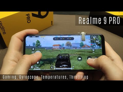 Realme 9 PRO PUBG Test ★  Snapdragon 695 PUBG ★ Gaming, Gyroscope, Temperatures, Throttling