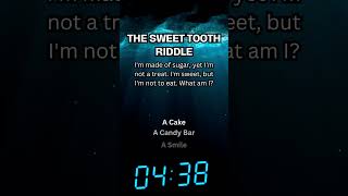 The Sweet Tooth Riddle  #riddles #brainteaserfun #brainteasers