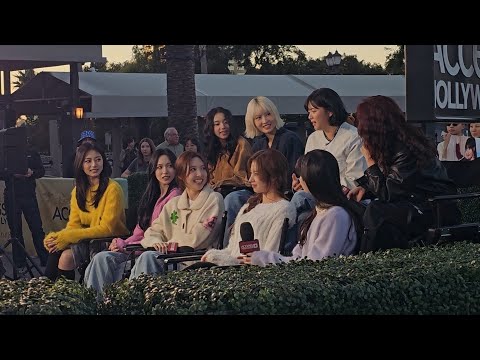 [FANCAM] 241122 트와이스 TWICE Universal Studios Access Hollywood Interview Clip