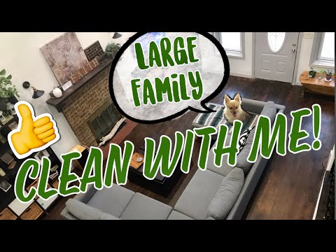 Large Family Clean with Me | Best Kitchen Tips