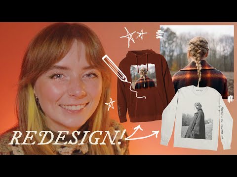 redesigning taylor swift's merch!