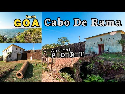 Exploreing Cabo De Rama Fort,Canacona,South Goa Agonda beach,Peble Beach