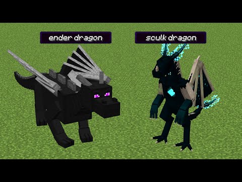 ender dragon vs sculk dragon