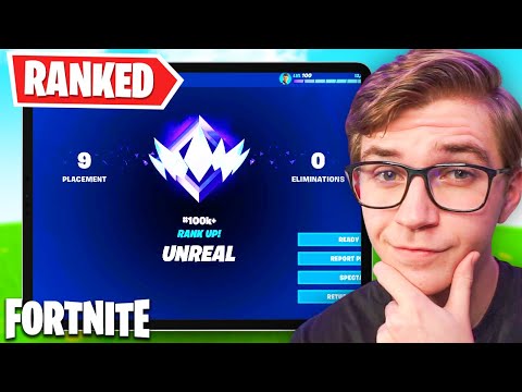 HITTING UNREAL RANK ON FORTNITE MOBILE! (Bronze to Unreal Day 1)