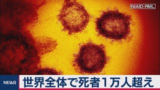 新型コロナウイルス感染拡大世界全体で死者１万人超え