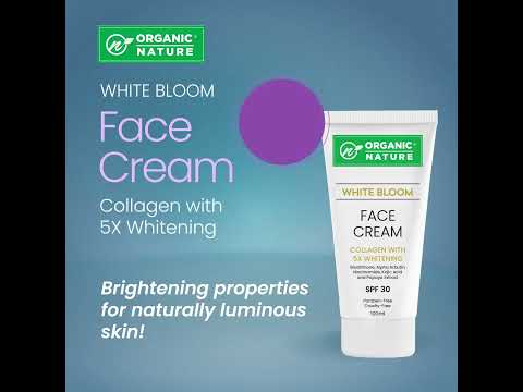 ORGANIC NATURE WHITE BLOOM FACE CREAM