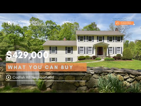 Classic Center Hall Colonial in Bethel CT | 12 Codfish Hill Road Bethel CT 06801