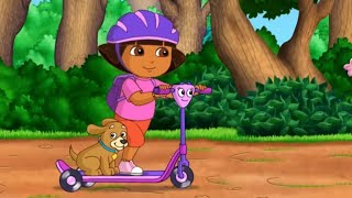 Dora coloring | Dora ride on scooty with puppy 🐶 | Dora and friends coloring book