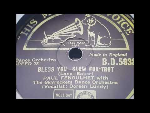 BLESS you Doreen Lundy sings with paul fenoulhet and  skyrockets