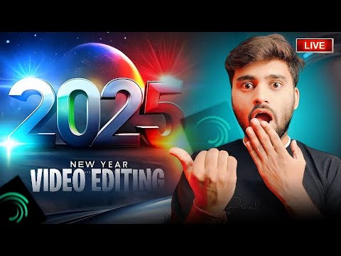 Happy New Year 2025 Live  Alight Motion Dj Status Video Editing | Happy New Year 2025 Video Editing