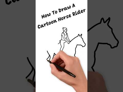 How To Draw A Cartoon Horse #KidsTube