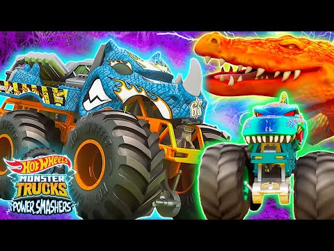 The Most EPIC Moments! Hot Wheels Monster Trucks Power Smashers