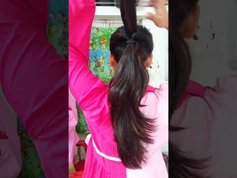 Ponytail Hack✨ | Ponytail Hairstyle For Long Hair #shorts #youtubeshorts#ponytail #easyhairstyl#hair