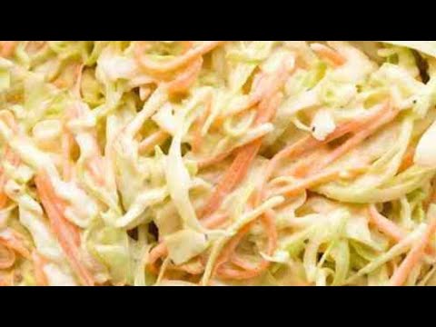 How to Make Coleslaw | Homemade Coleslaw Recipe | Best Creamy Coleslaw Recipe