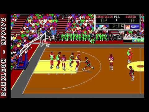 Lakers versus Celtics and the NBA Playoffs © 1989 Electronic Arts - PC DOS - Gameplay