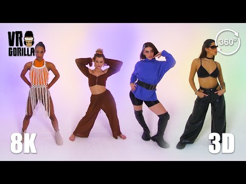 VR Dance - The Studio Sessions (4 Girl Dancers) I Need You (short) - 8K 3D 360 Video