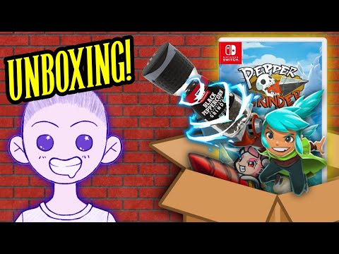 "Drill Dozer SPIRITUAL SUCCESSOR?!" | Unboxing Pepper Grinder For Nintendo Switch! | Gift By Mail!