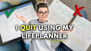 HOW I USE A DIGITAL PLANNER ON MY IPAD | Why I stopped using the Erin Condren LifePlanner