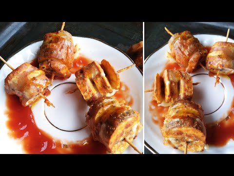 Mini Banana Twisters बिना मशीन बनाइये बहुत ही टेस्टी स्नै Banana Tornado  Recipe |Pure Jain|