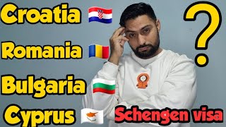 Croatia Schengen visa update 2023 with romania and Bulgaria is Schengen area update