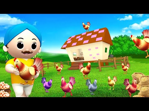 मुर्गी के छोटे चूज़े - Hen's Small Chicks Story | Hindi Kahaniya Comedy Video Moral Stories JOJO TV