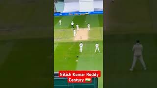 Nitish Kumar Reddy Century 🥺🇮🇳❤️‍🔥 #indvsaus #indvsaustestlive #bordergavaskartrophy #day3