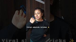 Sketch magic tricks ✨ #magictrickshorts #viraltricks #sketchtricks