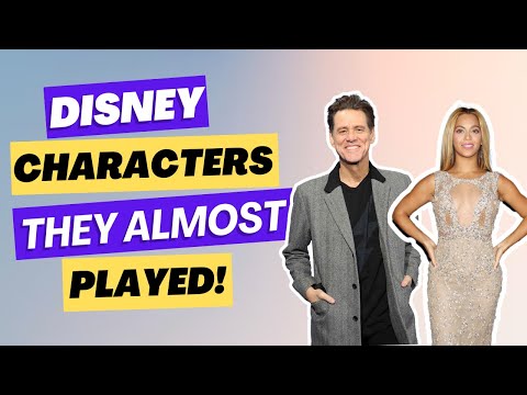 Actors Who ALMOST Played Your Favorite Disney Characters!