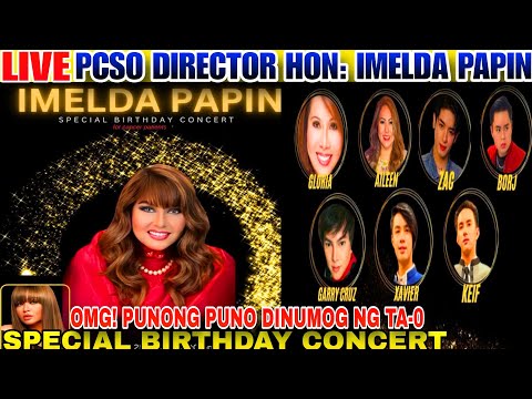 LIVE CONCERT TODAY OF IMELDA PAPIN THE JUKEBOX QUEEN 👑 PCSO DIRECTOR